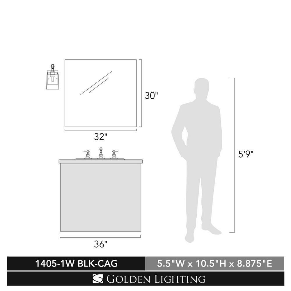 1405-1W BLK-CAG